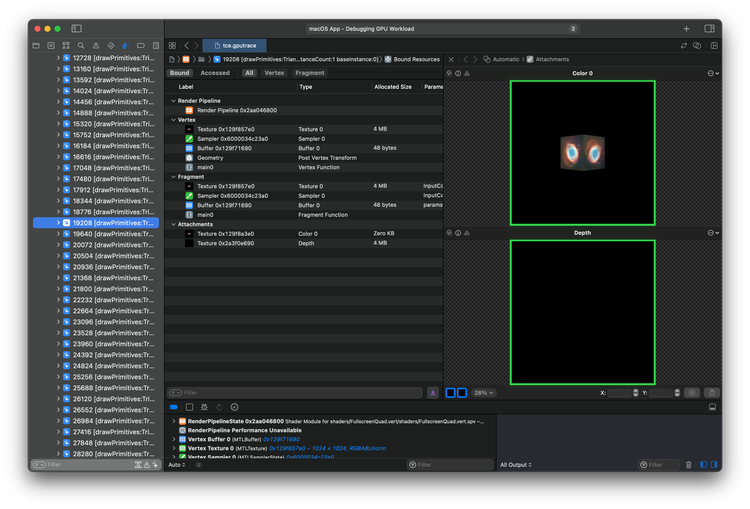 Using Metal Frame Capture with MoltenVK